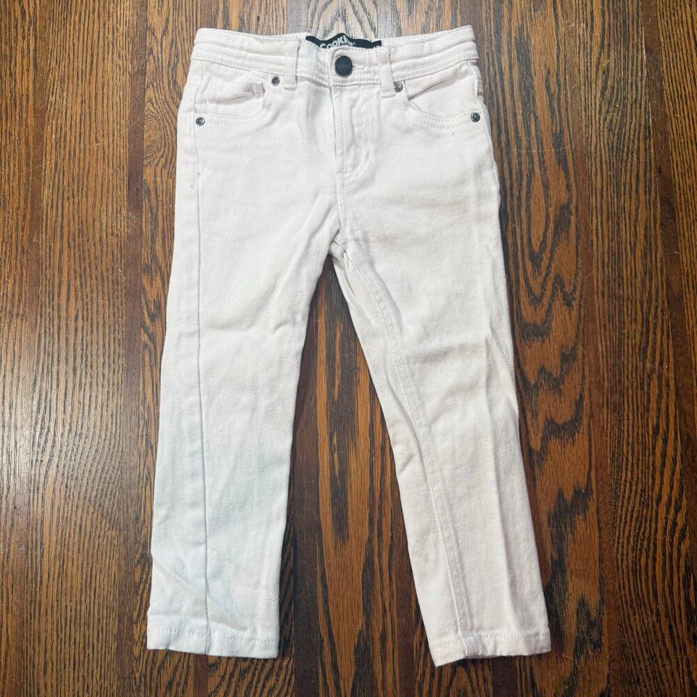 Cookie's Kids White Skinny Stretch Jeans Toddler Size 4T Classic 5-Pocket